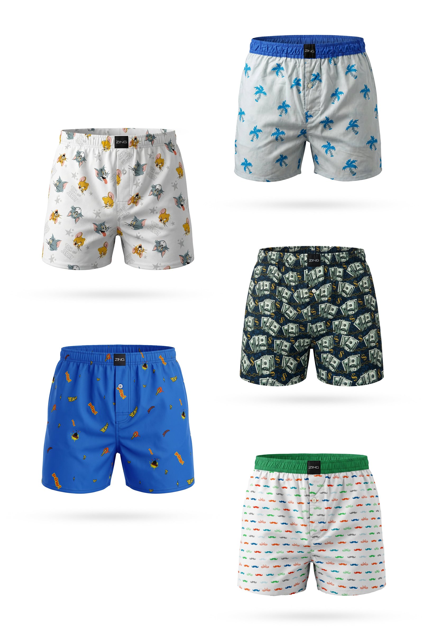 Pack of 5 - HOOKX Boxers